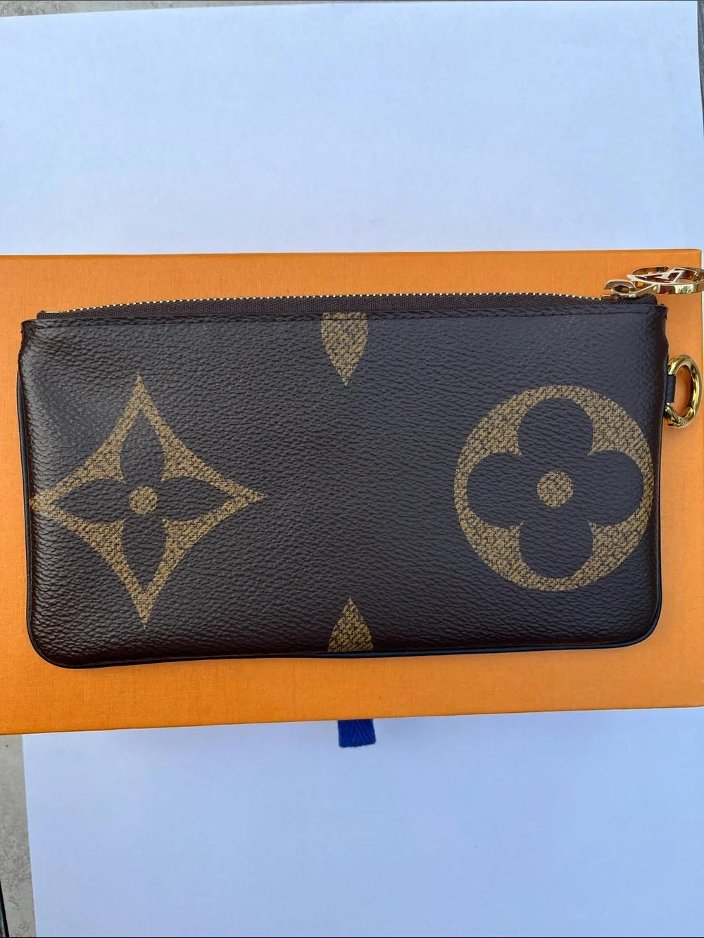 Louis Vuitton rectangular pouch in Monogram Giant from LV “Trio Pouch”